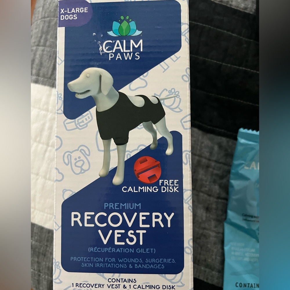 Black Recovery Vest for Dogs